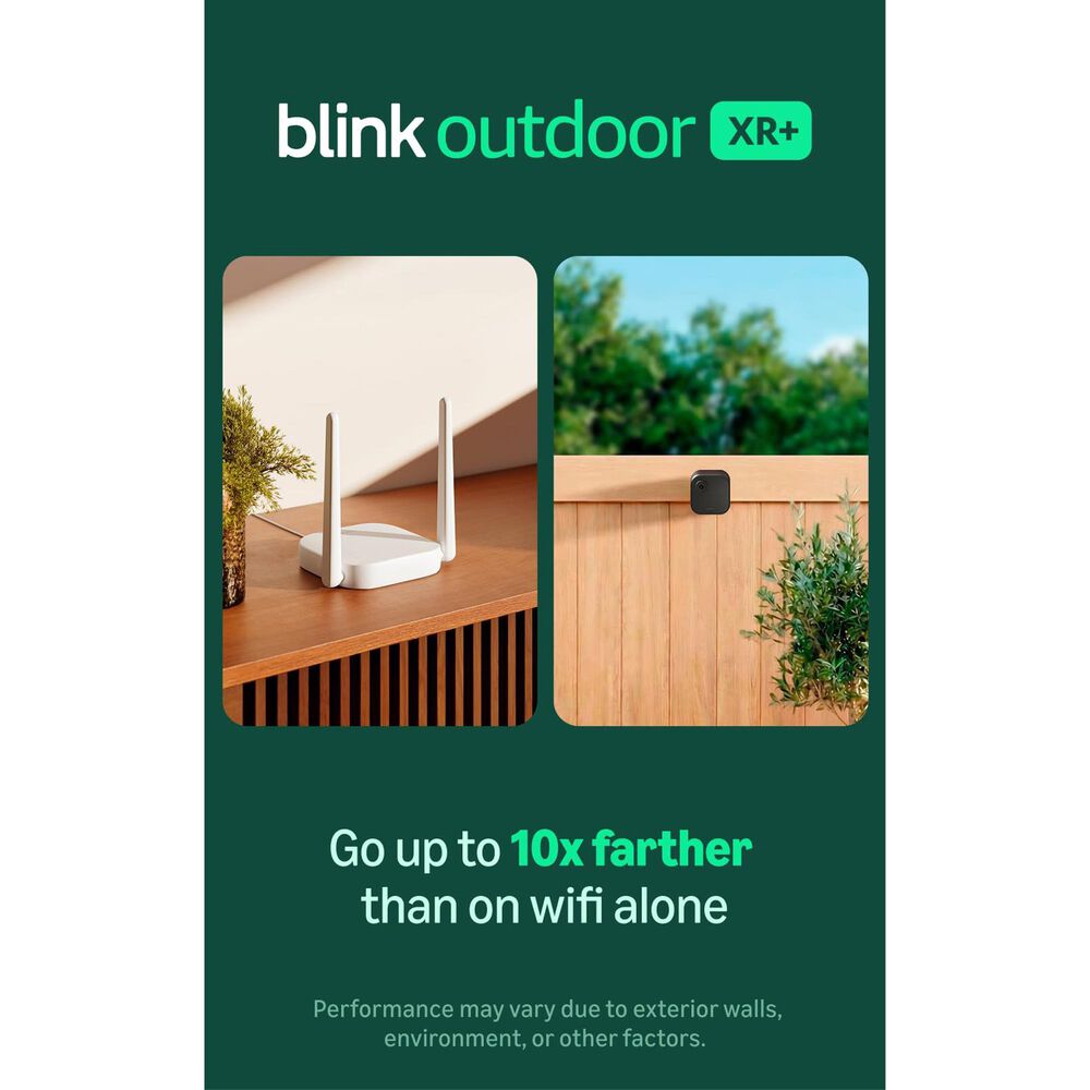 Blink Outdoor 4 XR 2-Camera Wireless System in Black, , large