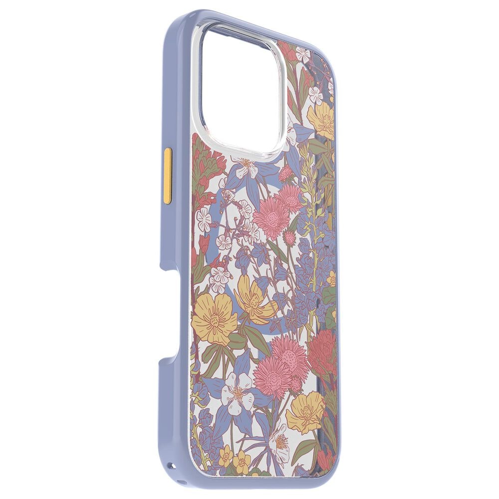 OtterBox Symmetry Series Clear Magsafe Case for Apple iPhone 16 Pro in Floral Purple, , large