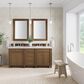 James Martin Bristol 72" Double Bathroom Vanity Cabinet in Saddle Brown, , large