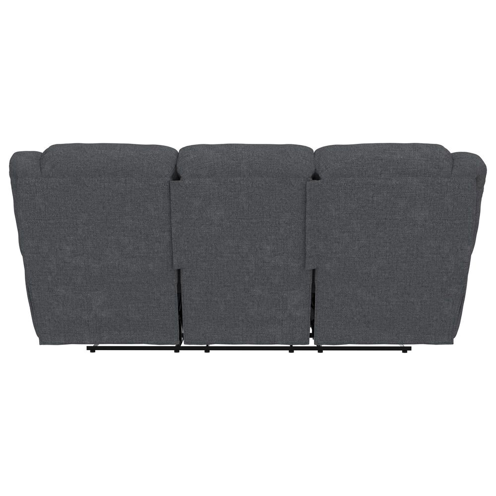 Catnapper Trifecta Power Reclining Sofa with Drop Down Table in Smoke, , large