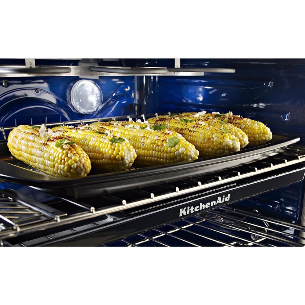 KitchenAid 6.7 Cu. Ft. Freestanding Dual Fuel Double Oven Range, , large