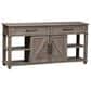 Belle Furnishings Parkland Falls Sofa Table in Weathered Taupe, , large