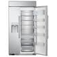 Signature Kitchen Suite 25.6 Cu. Ft. Built-in Side-By-Side Refrigerator in Stainless Steel, , large