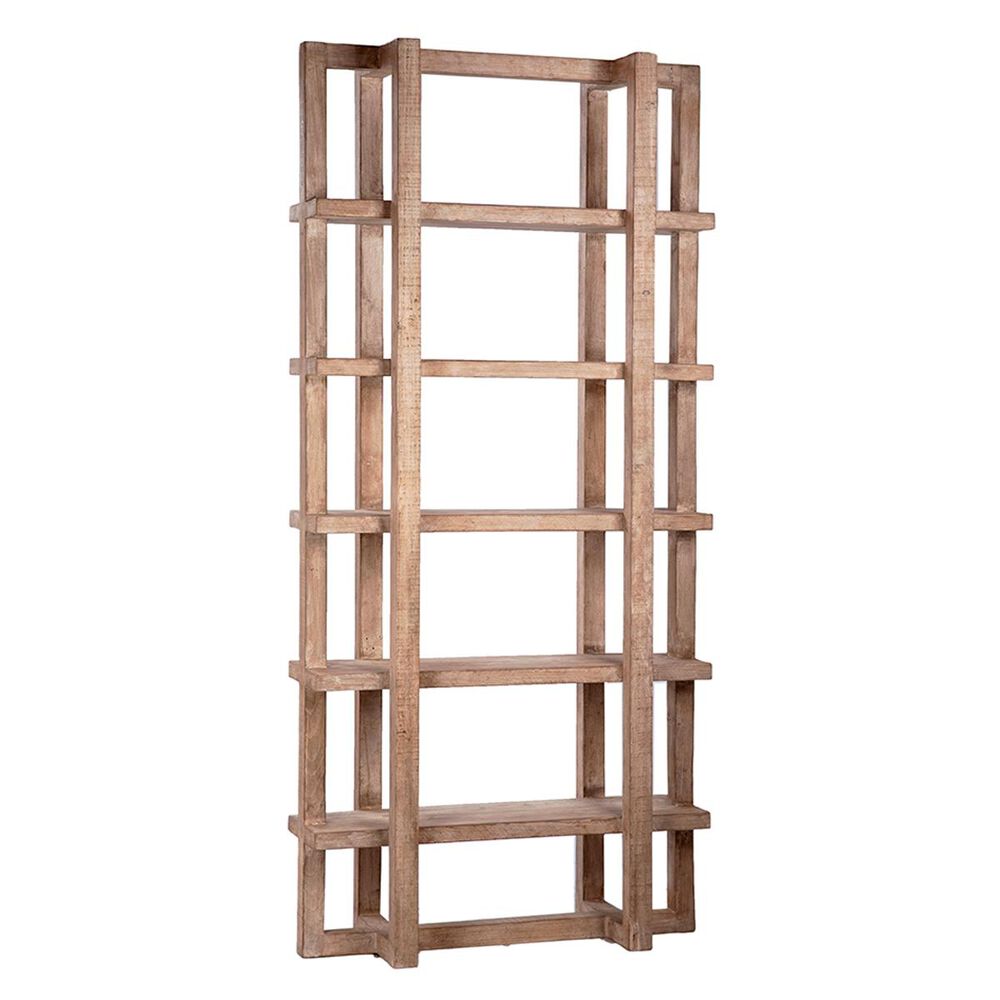 Blue Sun Designs Hancock Bookcase in White Washed Pine, , large