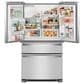 Whirlpool 24.5 Cu. Ft. French Door Refrigerator in Stainless Steel, , large