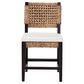 Baxton Studio Alise Side Chair in Dark Brown, , large