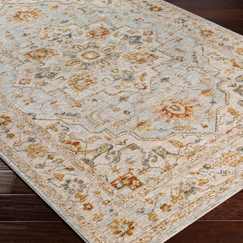 Surya Reina Light Gray, Cream, Denim, Mustard, Rust, Olive and Light Brown 10&#39; x 13&#39;11&quot; Area Rug, , large