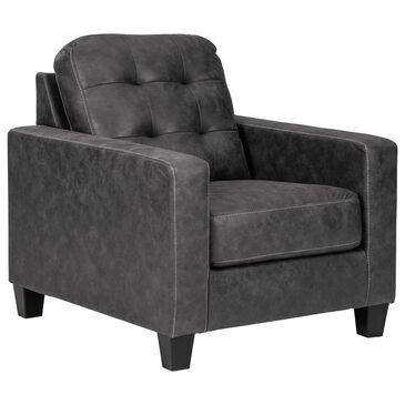 Signature Design by Ashley Venaldi Chair in Gunmetal, , large
