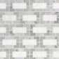 MS International Bianco Dolomite Lynx White and Gray 12" x 12" Mosaic Sheet, , large