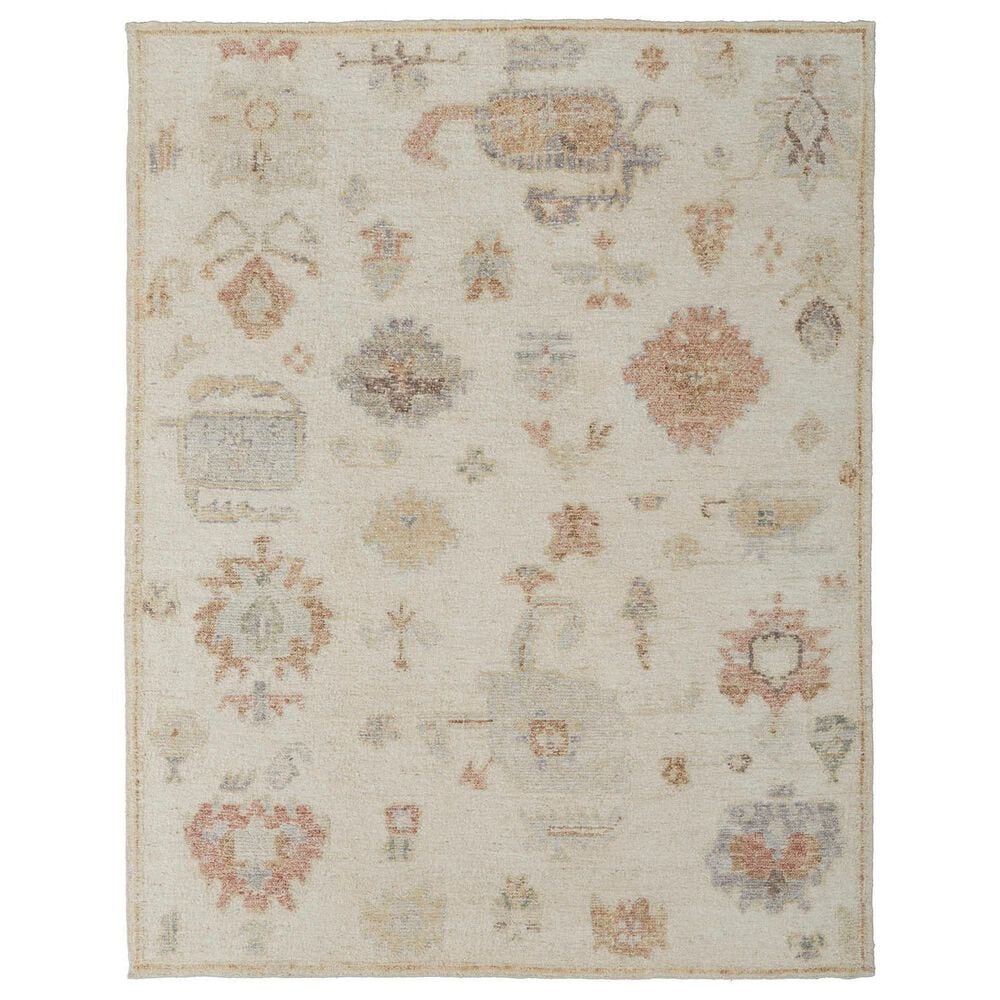 Feizy Grafton 8"6" x 11"6" Ivory and Multicolor Area Rug, , large