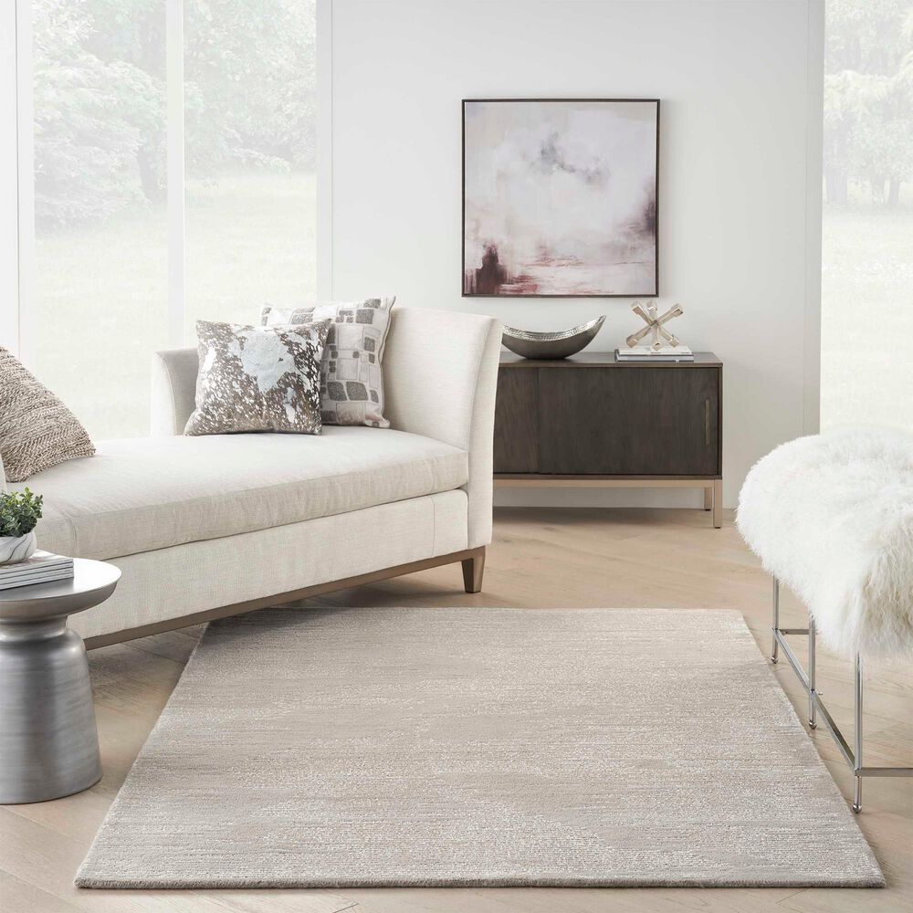 Nourison Ma30 Star 5&#39;3&quot; x 7&#39;3&quot; Taupe and Ivory Area Rug, , large