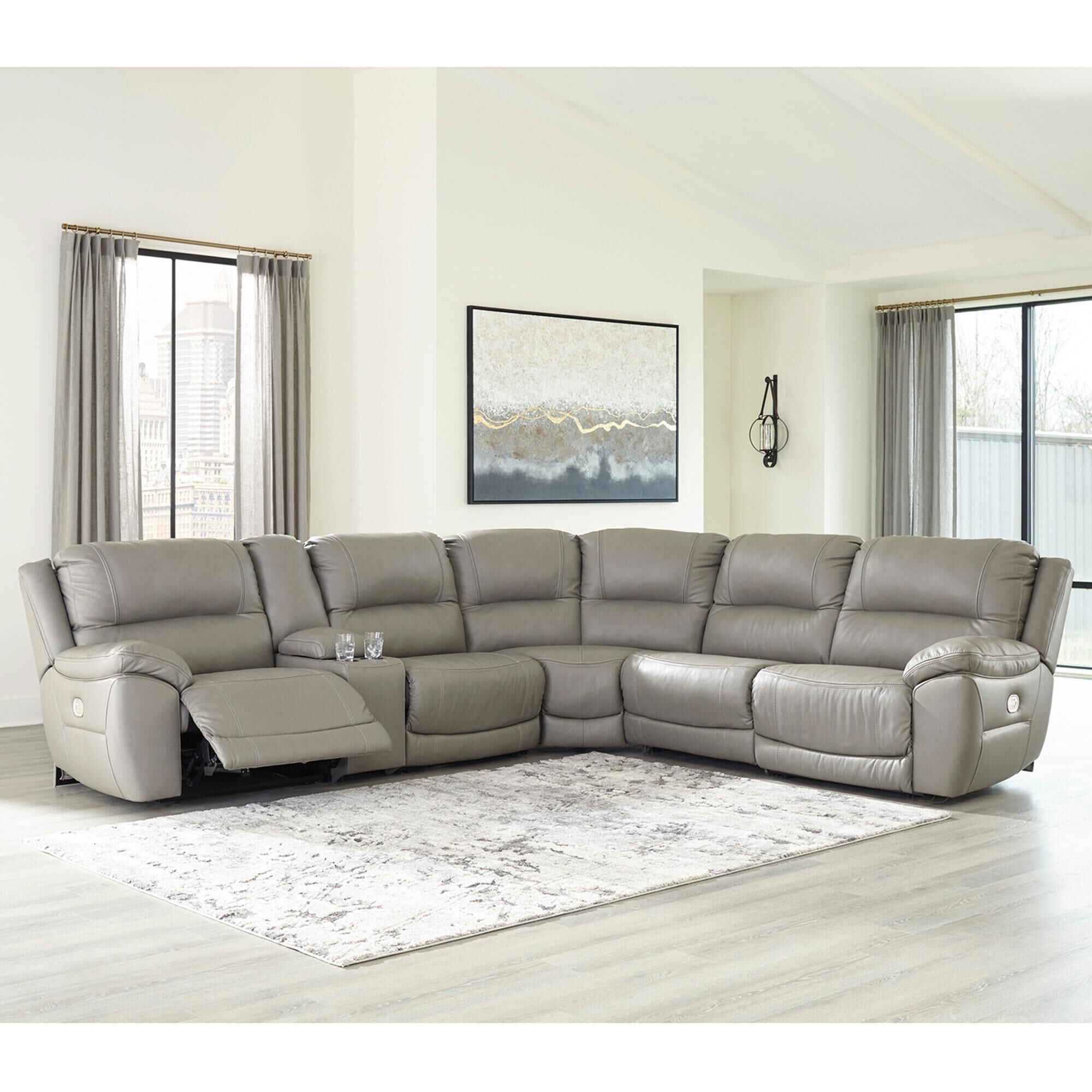 Nebraska furniture store mart leather sectional