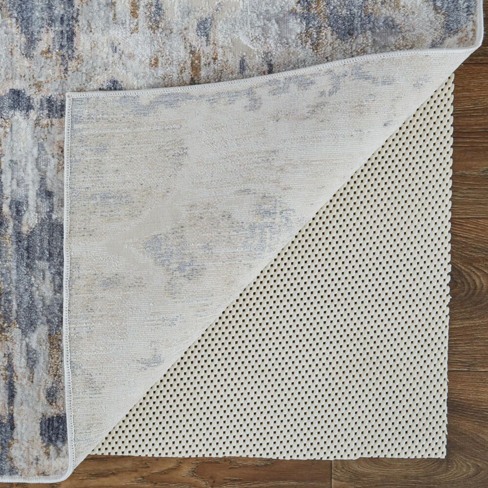 Feizy Laina 3&#39; x 10&#39; Blue and Ivory Runner, , large