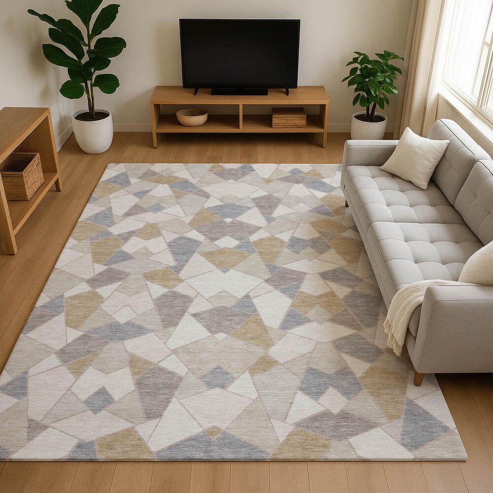 Dalyn Rug Company Kenner KN8 Ivory 3' x 5' Area Rug, , large