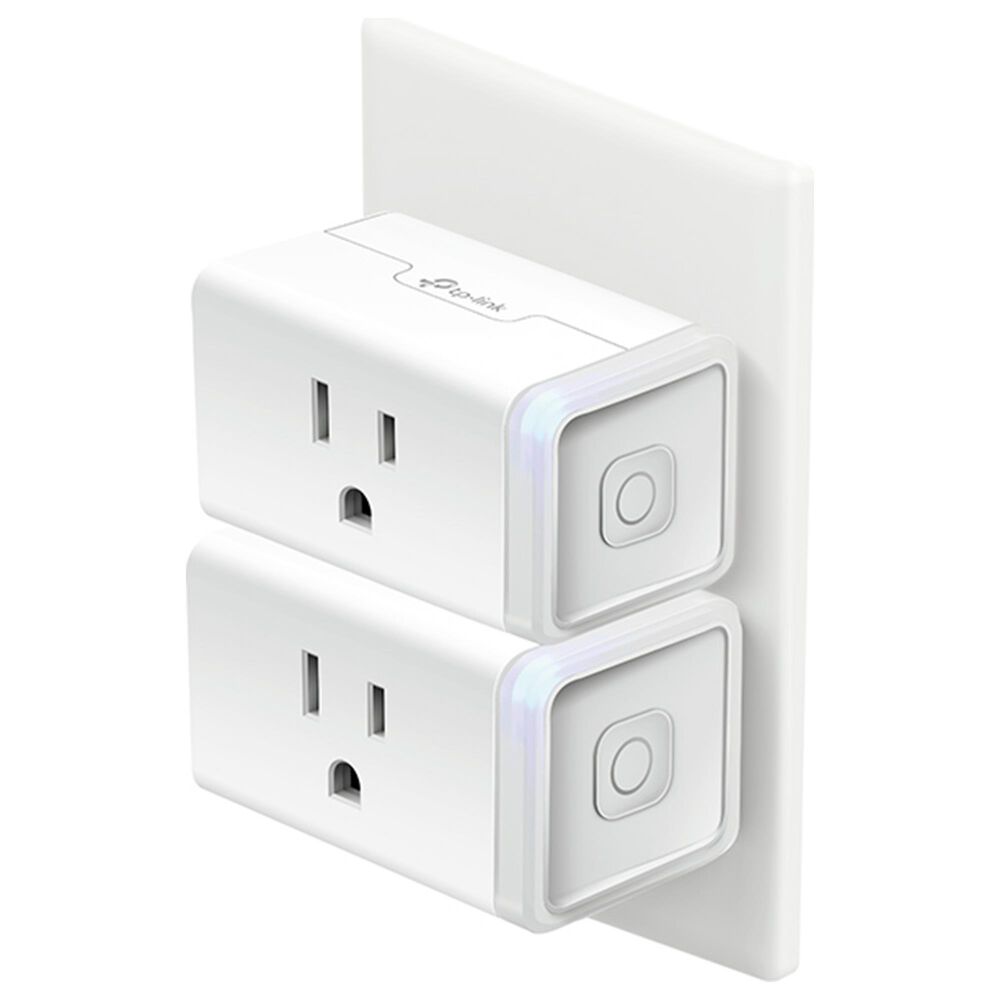 TP-LINK 2-Pack Smart Wi-Fi Plug Mini in White, , large