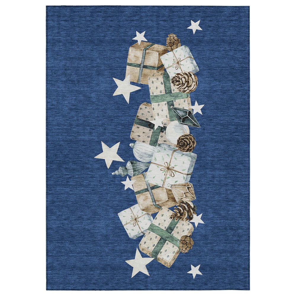 Dalyn Rug Company Wonderland WN33 Navy 5" x 7"6" Area Rug, , large
