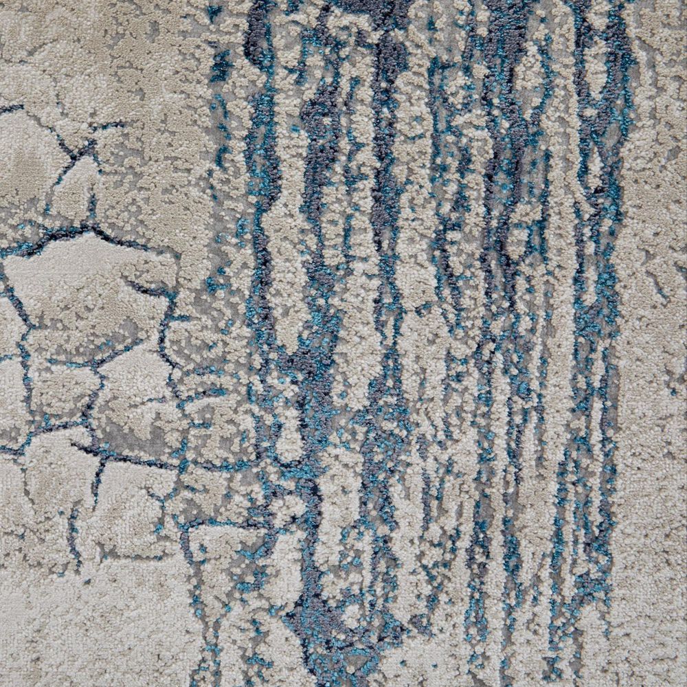 Feizy Indio 3&#39;11&quot; x 6&#39; Blue and Beige Area Rug, , large