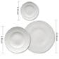 LeadingWare 10 7/8" Dinnerware Plate in White Dove, , large