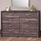 CorLiving Newport 8 Drawer Dresser in Grey Washed Oak, , large