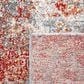 Safavieh Aston 6"7" Square Red and Grey Area Rug, , large