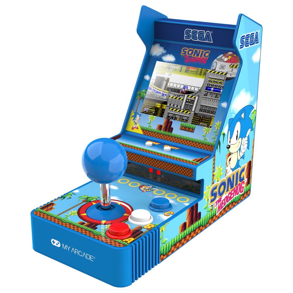 My Arcade Sonic The Hedgehog Joystick Player Portable Retro Arcade in Blue, , large
