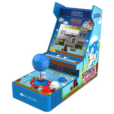 My Arcade Sonic The Hedgehog Joystick Player Portable Retro Arcade in Blue, , large