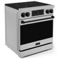 Thor Kitchen Gordon Ramsay 4.55 Cu. Ft. 30" Professional Electric Range with Black Handle Kit in Stainless Steel, , large