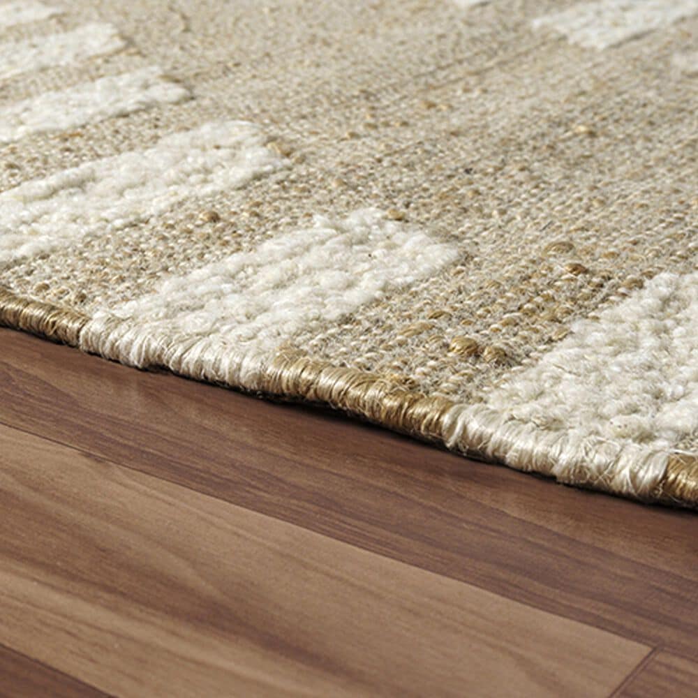 L&amp;R Resources Geoblend Southwestern 5&#39; x 7&#39;9&quot; Natural and Ivory Area Rug, , large