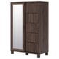 Ashley 5-Piece Queen Panel Platform Bedroom Set in Rich Brown, , large