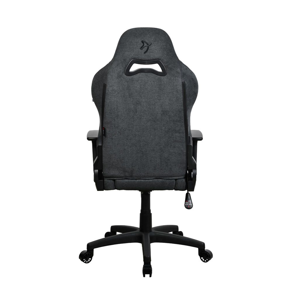Arozzi Toretta Soft Fabric Gaming Chair in Dark Grey, , large