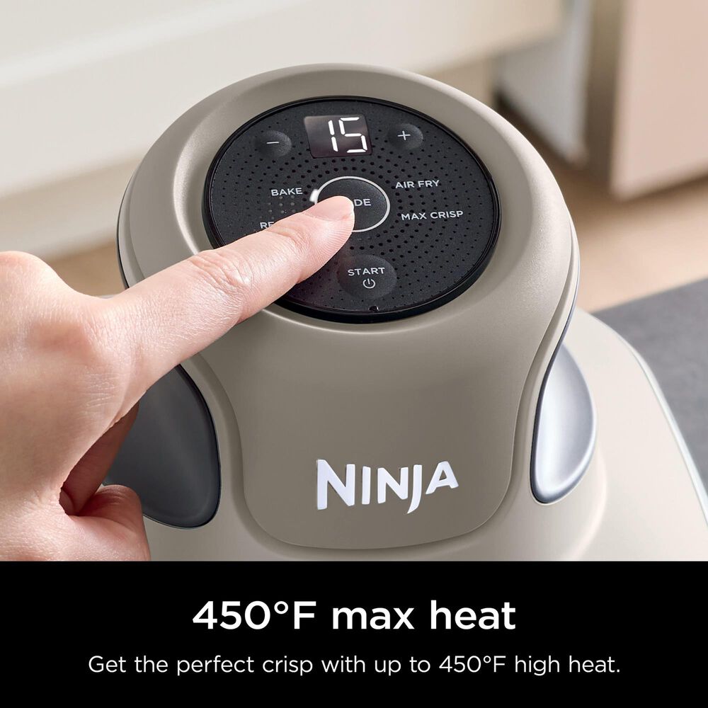 Ninja Crispi 4-In-1 Portable Glass Air Fryer Cooking System in Stone, , large