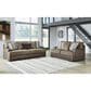 Ashley Alesbury Stationary Loveseat in Chocolate, , large