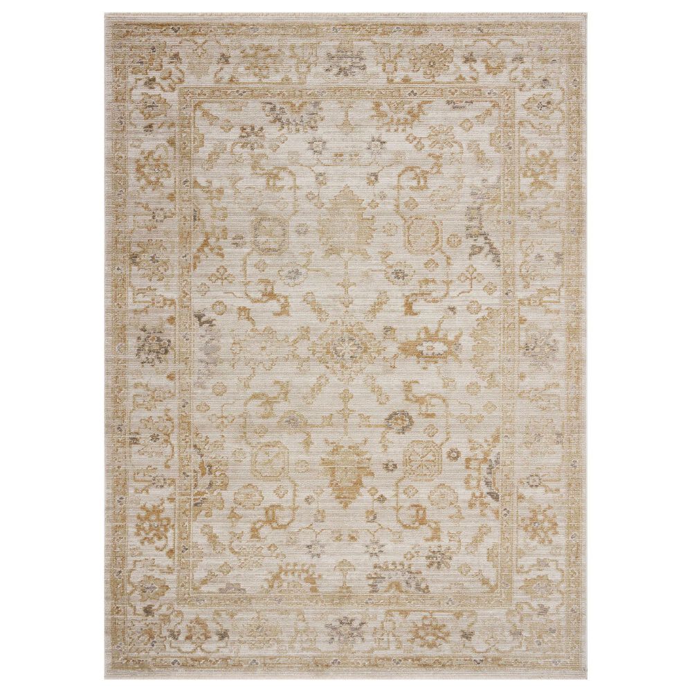 Magnolia Home Pace Natural and Gold 11"6" x 15"4" Area Rug, , large