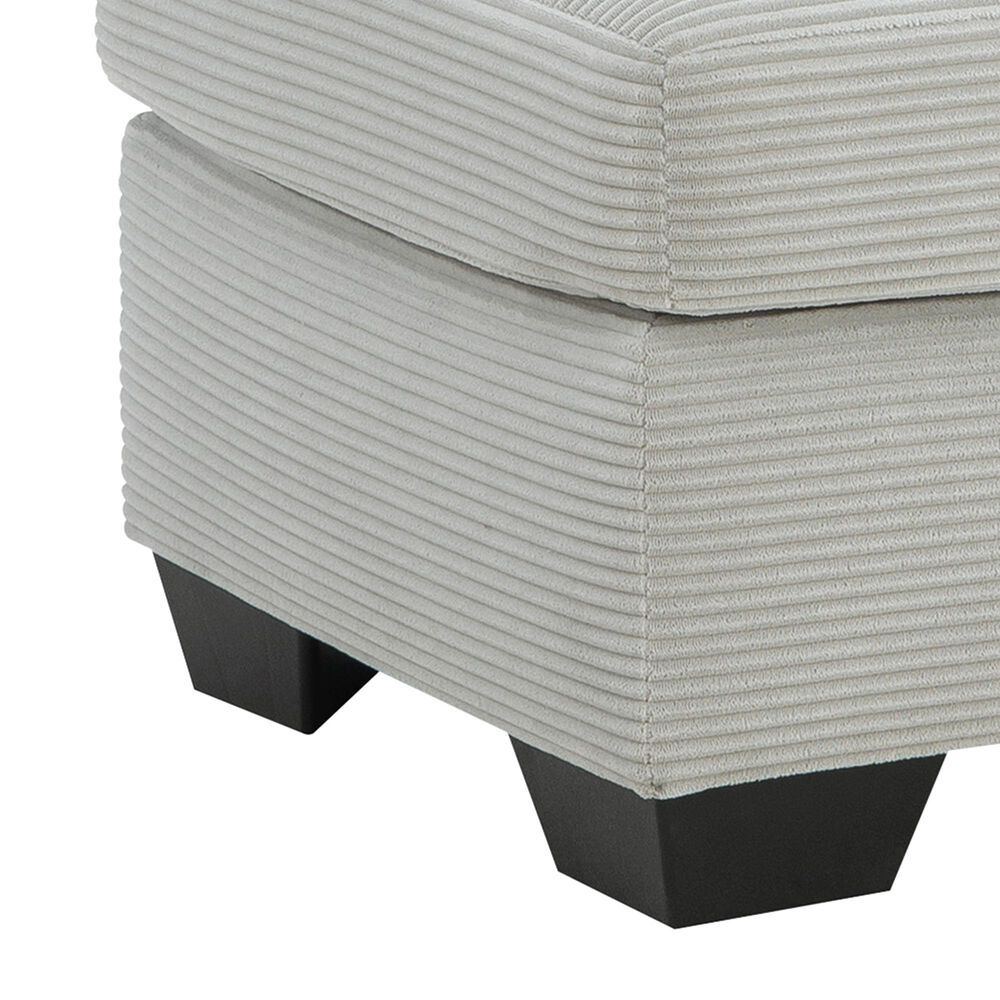 Ashley Greenbriar Ottoman in Smoke, , large