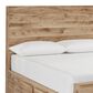 Ashley Hyanna Full Panel Bed with 1 Side Storage in Tan Brown, , large