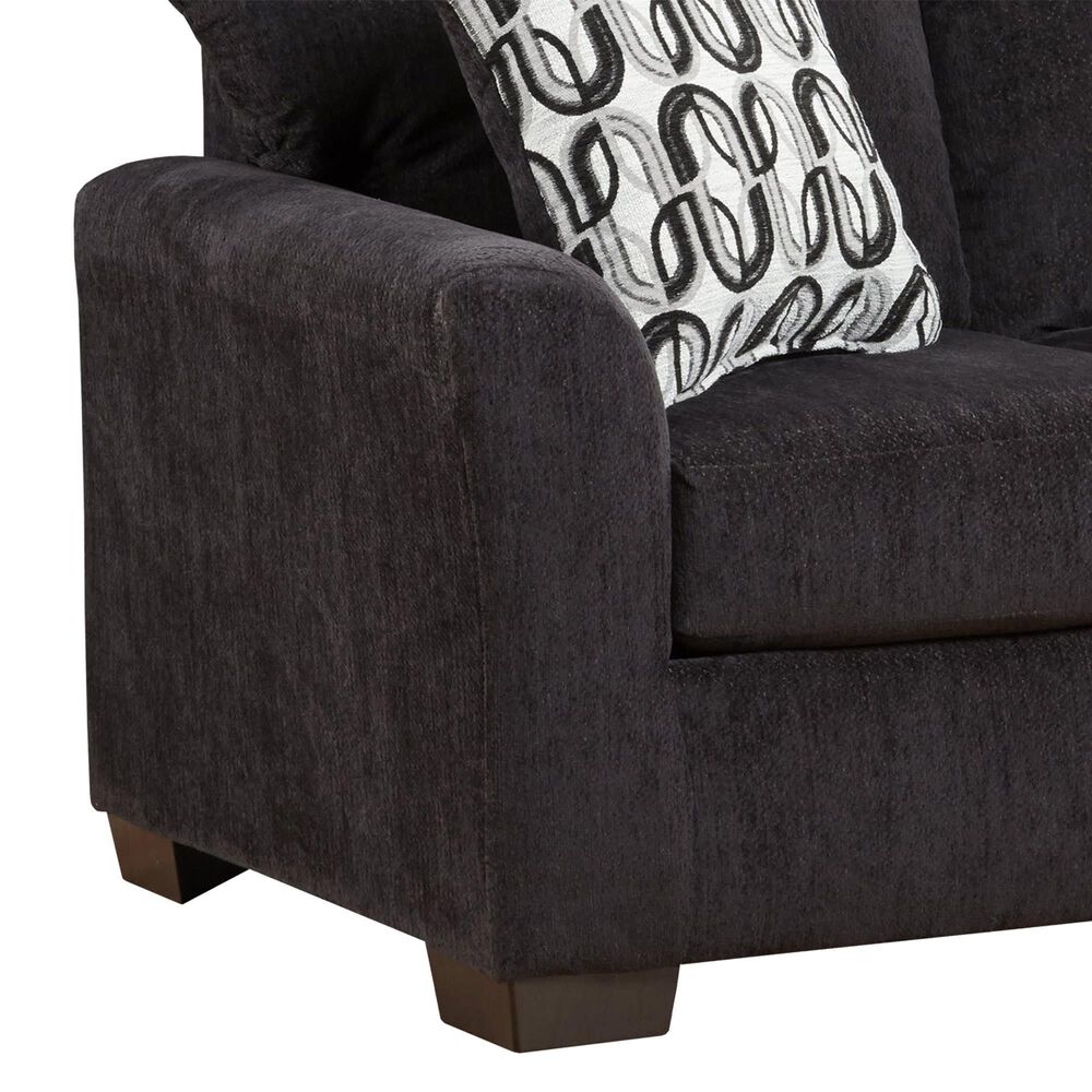 Arapahoe Home Stationary Loveseat in Obsidian Black, , large