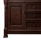James Martin Vanities Brookfield 60" Single Bathroom Vanity in Burnished Mahogany with 3 cm Eternal Jasmine Pearl Quartz Top and Rectangle Sink, , large