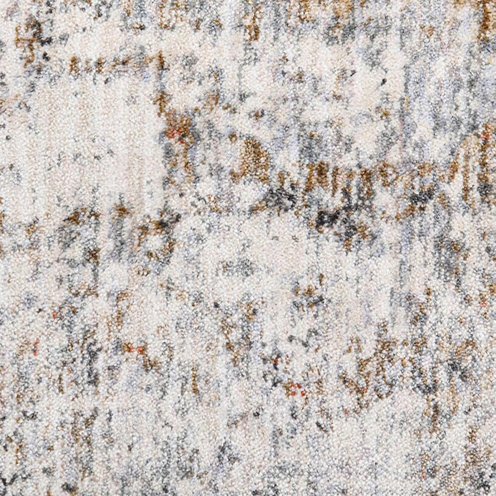 Amer Rugs Vermont VRM-5 2&#39;7&quot; x 8&#39; Gray and Orange Runner, , large
