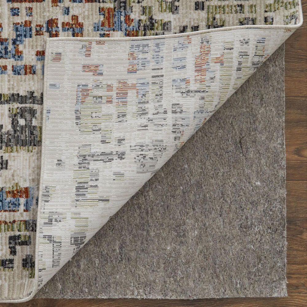 Feizy Sonora 39NVF 5&#39; x 7&#39;6&quot; Ivory and Multicolor Area Rug, , large