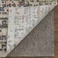 Feizy Sonora 39NVF 5" x 7"6" Ivory and Multicolor Area Rug, , large