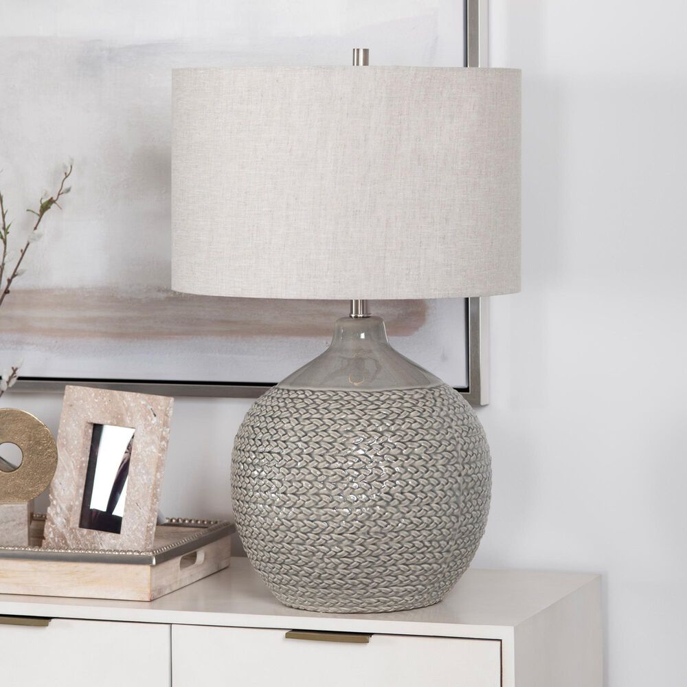 Crestview Collection Cairo Table Lamp in Grey, , large