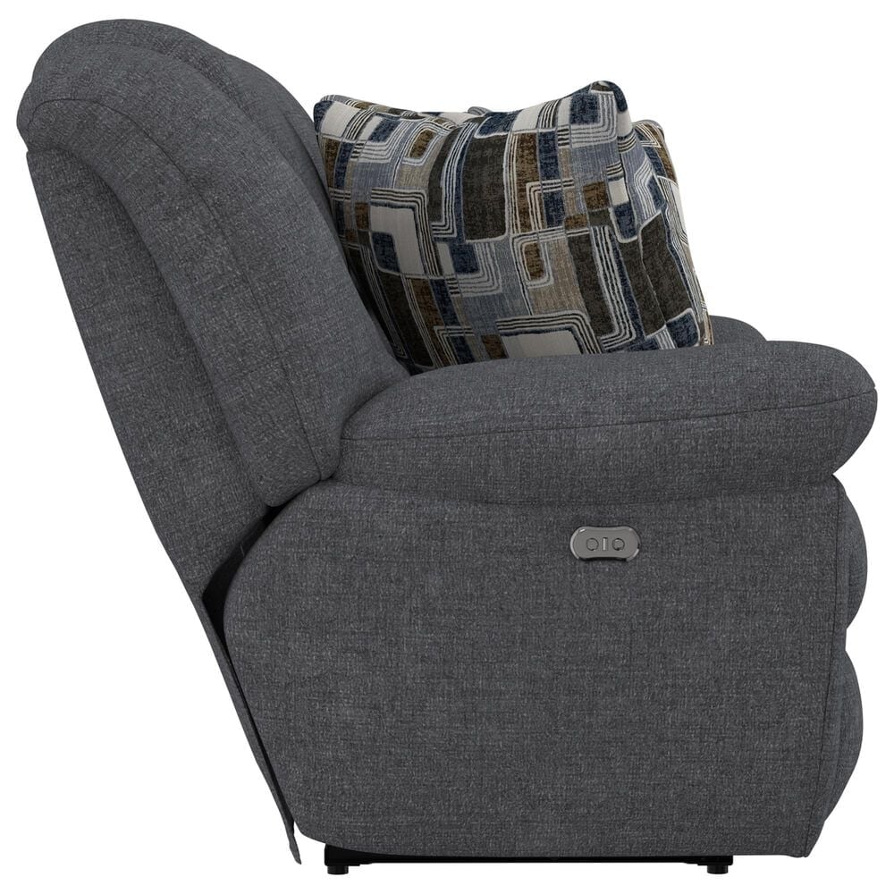 Catnapper Trifecta Power Reclining Rocking Loveseat in Smoke, , large