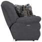 Catnapper Trifecta Power Reclining Rocking Loveseat in Smoke, , large
