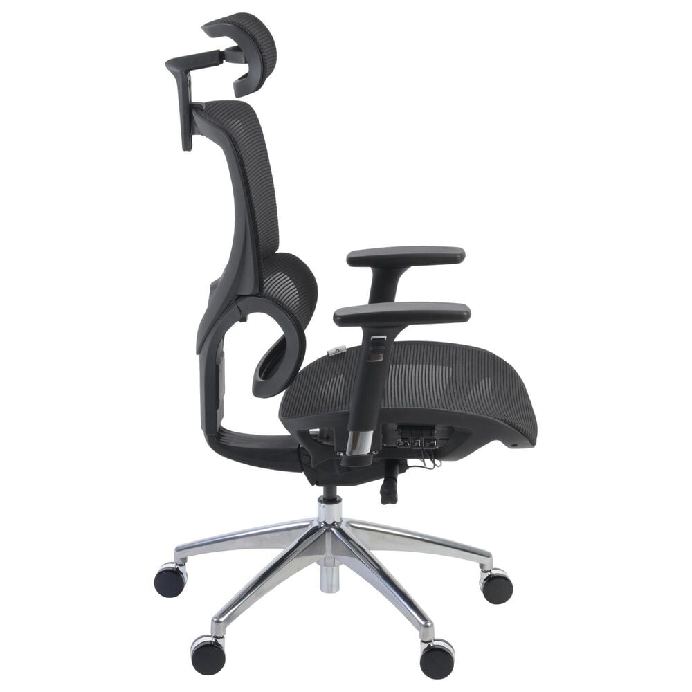 Regency Global Sourcing Omega Mesh O-2 Tech Ergonomic Management Office Chair in Black, , large