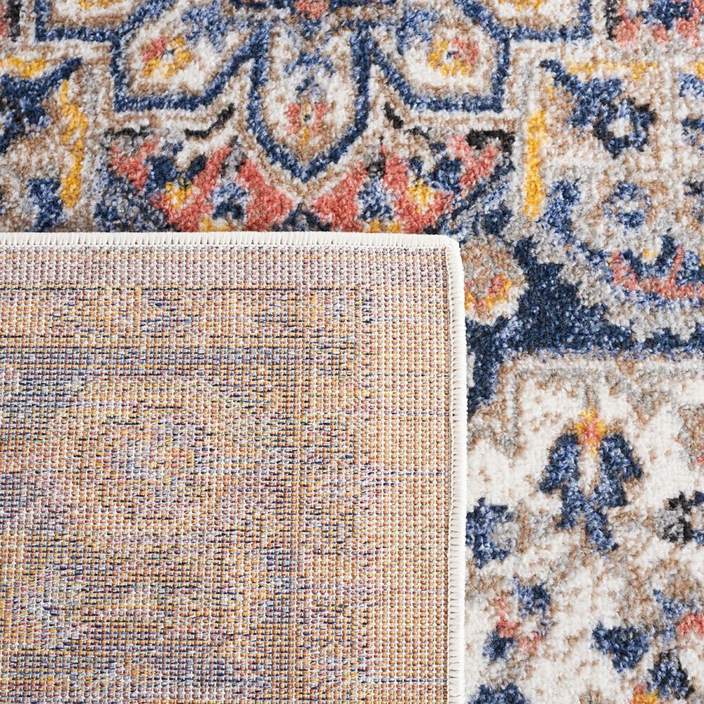 Safavieh Astoria 4&#39; x 6&#39; Blue and Rust Area Rug, , large