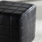 Classic Home Carlo 18" Square Ottoman in Midnight Raven, , large