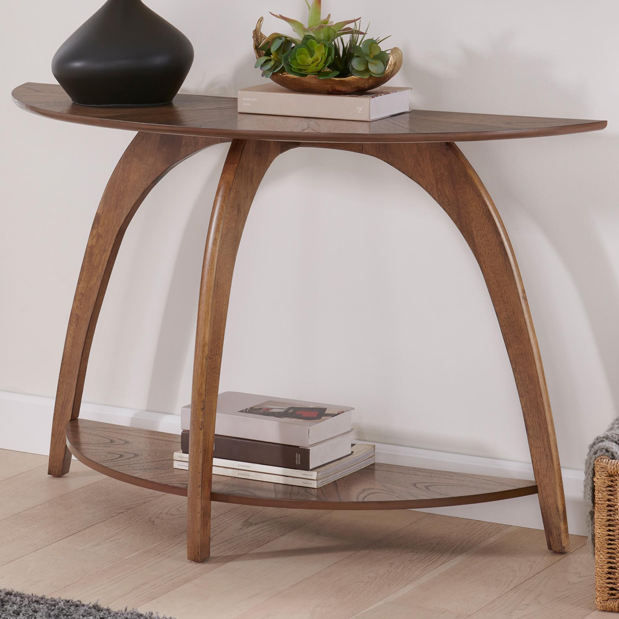 Martin Svensson Home Lax Console Table in Warm Nutmeg