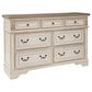 Ashley Realyn 5-Piece King Bedroom Set in Chipped White and Distressed, , large