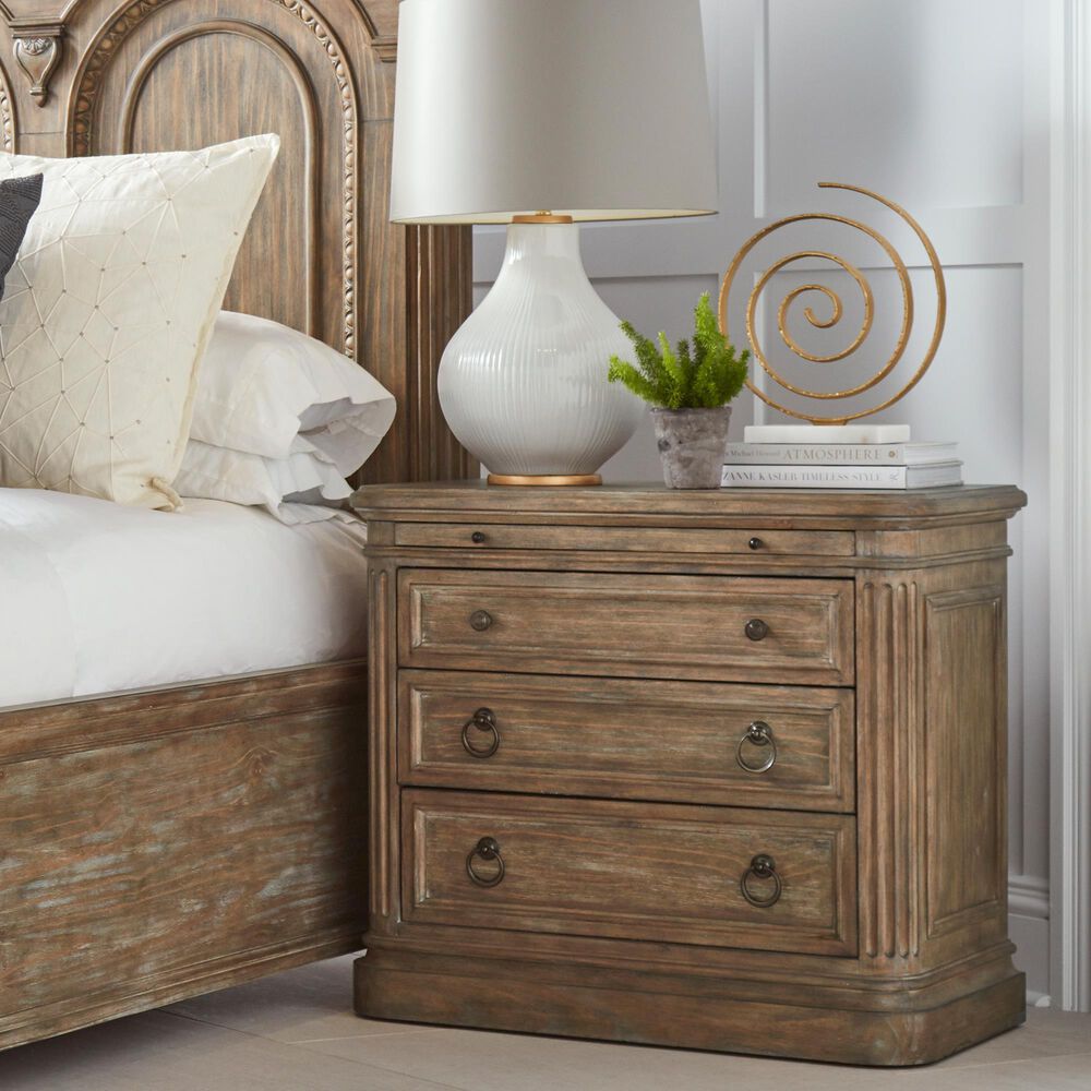 Vantage Architrave Nightstand in Almond Rustic Pine, , large