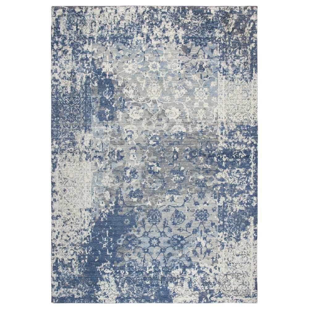RIZZY Gossamer Blue 9" x 12" Area Rug, , large
